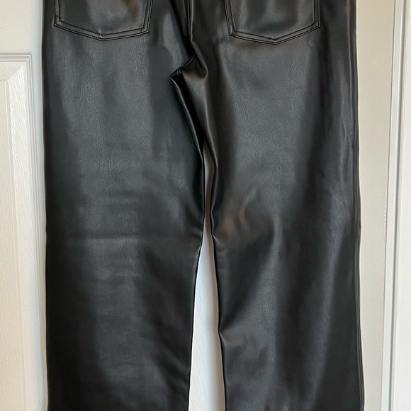 Black faux leather jeans - Picture 3 of 7